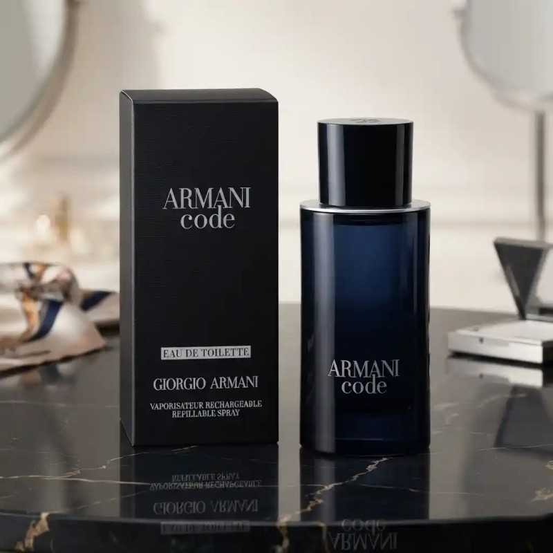 Giorgio Armani Armani Code – Eau de Toilette Uomo Refillable 75 ml